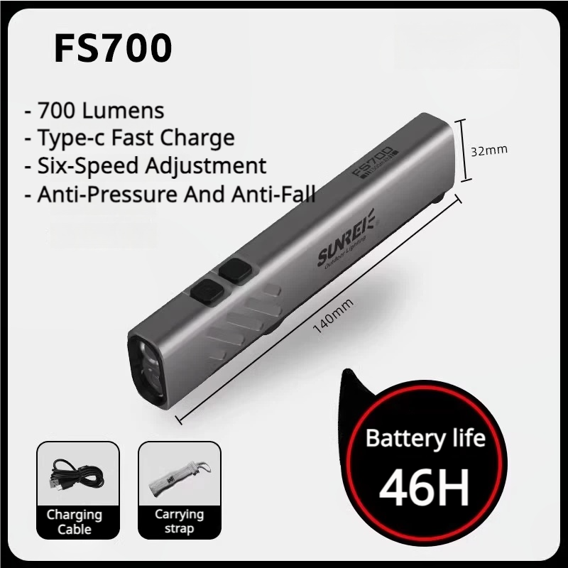 Ultra-Endurance Combat Flashlight - Gray image