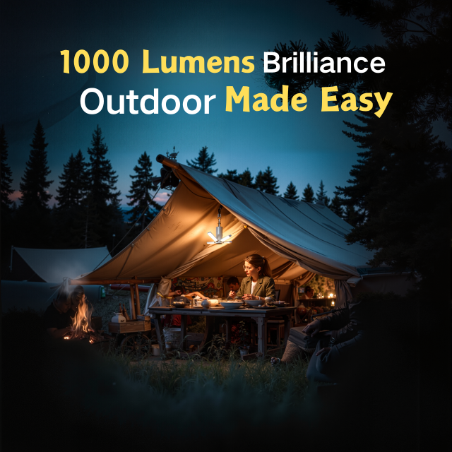 Four-wing camping lamp image 4